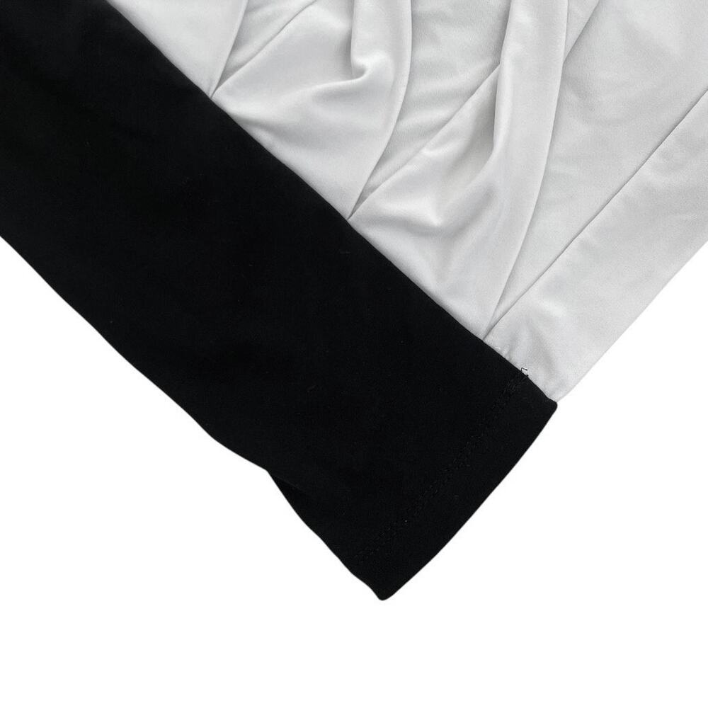 Ruby Rox Black & White Ruched Bodycon Strapless Mini Dress - Picture 4 of 7